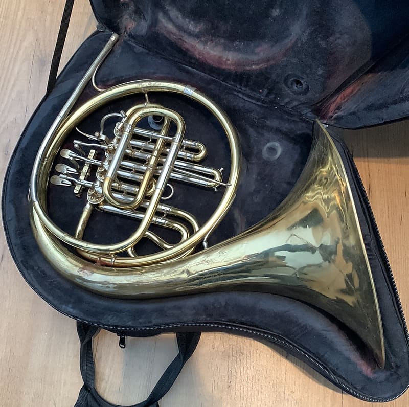 Hans Hoyer 704 B flat French Horn lacquer Reverb