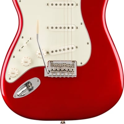 Fender Player Stratocaster LH Left-Handed Electric Guitar, Candy Apple Red image 2