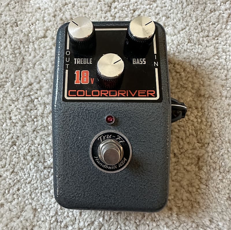 Tru-Fi Colordriver 18v Overdrive Fuzz 2021 - Grey | Reverb Tru-Fi Colordriver 18v Overdrive Fuzz 2021 - Grey | Reverb