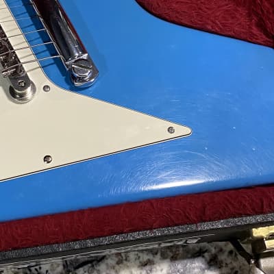 Video! 1981 Gibson Flying V - Bahama Blue image 11