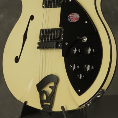 2017 Rickenbacker 360 WB SPC LMC "Rose Morris" Light Mocha Cream DOUBLE BOUND!!! image 7