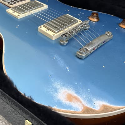 Friedman Metro D 2019 Electric Guitar  - Metallic Blue Relic image 5