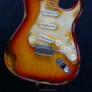 Fender Stratocaster American Sienna Sunburst Maple Made in USA Aged Relic image 7