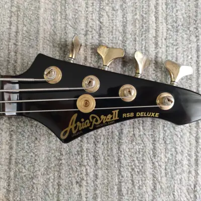 Aria Pro II RSB Deluxe-2 80's Black | Reverb - ベース