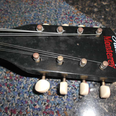 Harmony Monterey mandolin circa 1960's red & black burst image 5