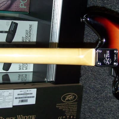 Tagima TW-61 Sunburst  Offset body electric guitar with Fender Tweed gig bag image 13