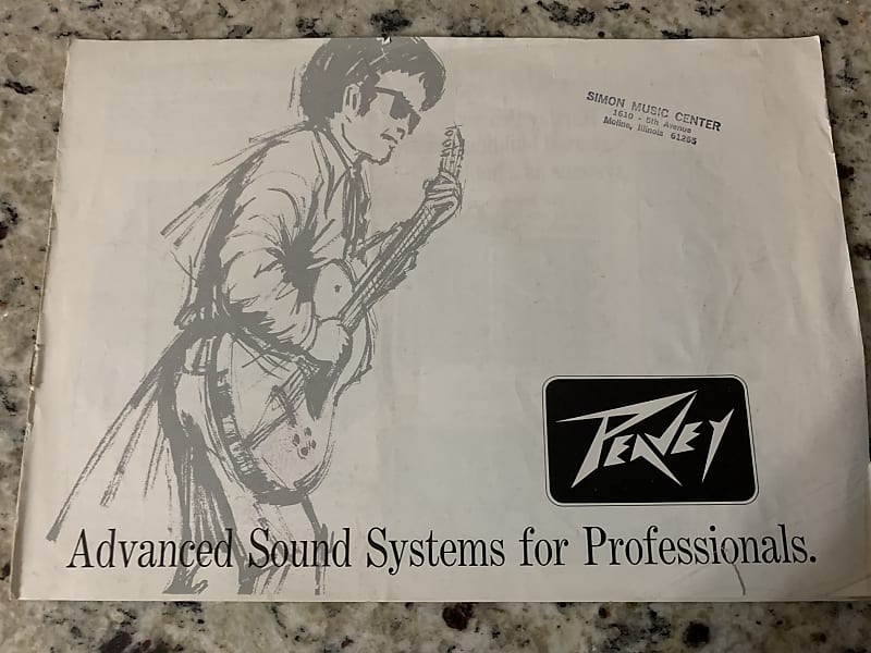 Peavey Amp Catalog 70’sVTB 300 412 612 1610118 VulcanDyna Reverb