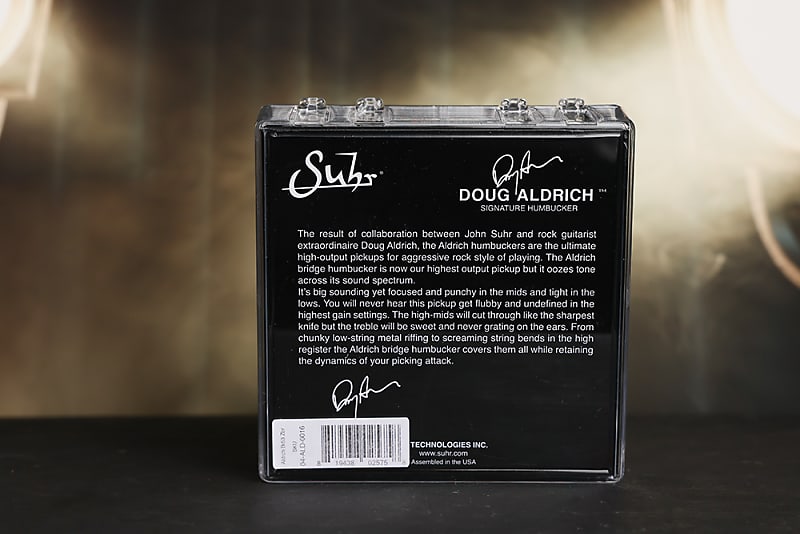 ギター SUHR Doug Aldrich Bridge Zebra 53mm Suhr Doug Aldrich Bridge Humbucker (53mm)(Reverse Zebra