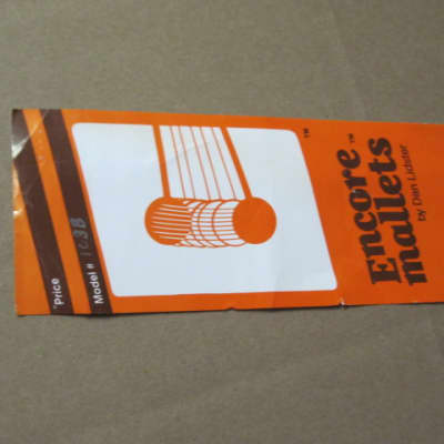 ONE pair new old stock (with packaging) Encore Mallets by Dan Lidster 103B, Oval Hard Rubber Black HEAD (unwound) / Birch Dowel HANDLES, from around 2019, made in USA image 20