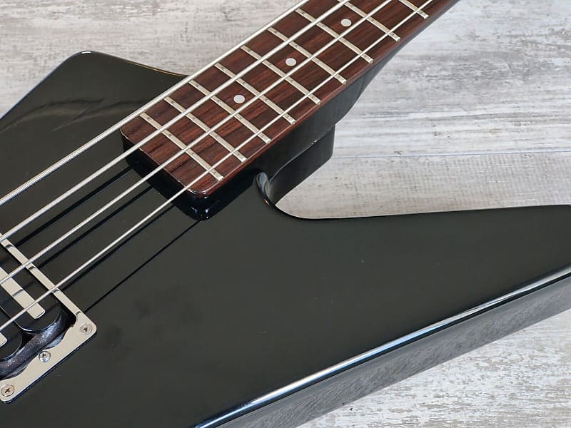 1980's Fernandes Japan BXB-55 Explorer Bass (Black) | Reverb