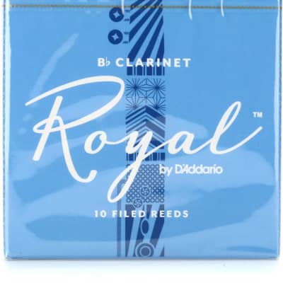 D'Addario RCB10 Royal Bb Clarinet Reed - 2.0 (10-pack) image 1