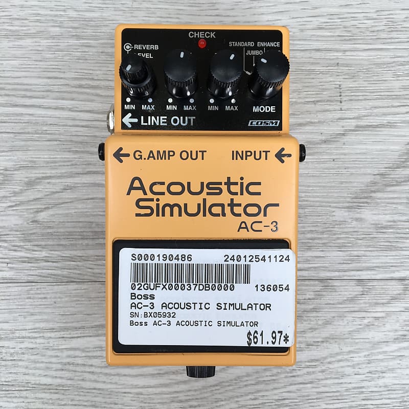 Boss AC-3 ACOUSTIC SIMULATOR