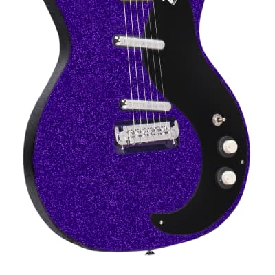 Danelectro Blackout '59 NOS+ Electric Guitar Purple Metalflake image 2