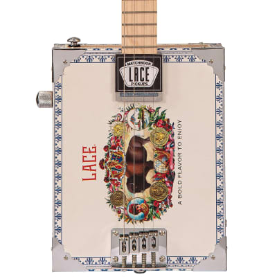 Lace Cigar Box Electric Guitar ~ 4 String ~ Buffalo Bill Bild 7