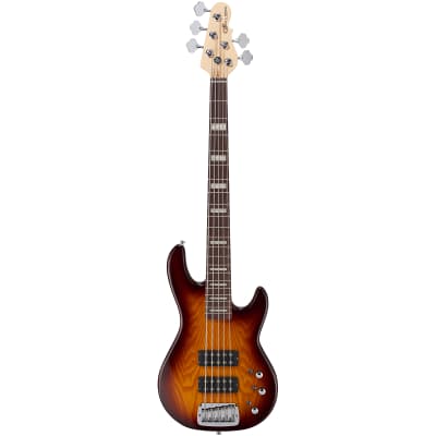 G&L Tribute Series L-2500 5-String Bass, Rosewood Fretboard, Tobacco Sunburst for sale