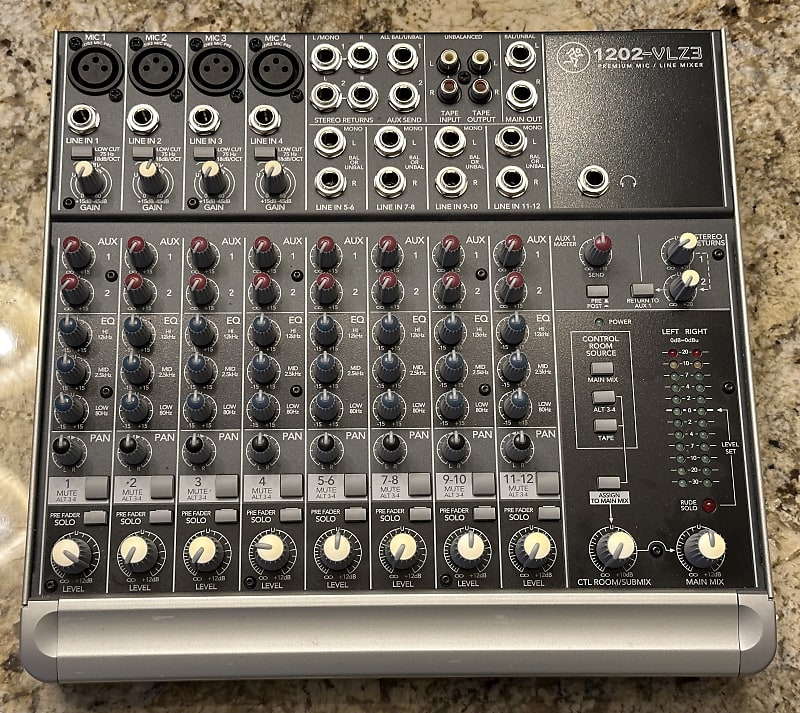 Mackie 1202-VLZ3 12-Channel Mic / Line Mixer | Reverb