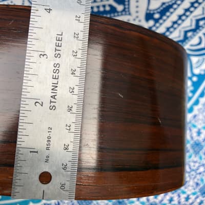 Antique Vintage 1896 Andrew Groehsl Chicago, IL Parlor Guitar Project Brazilian Rosewood image 19