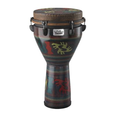 Remo DJ-0012-24 Key-Tuned Djembe 12-By-24-Inch - Adinkra image 1