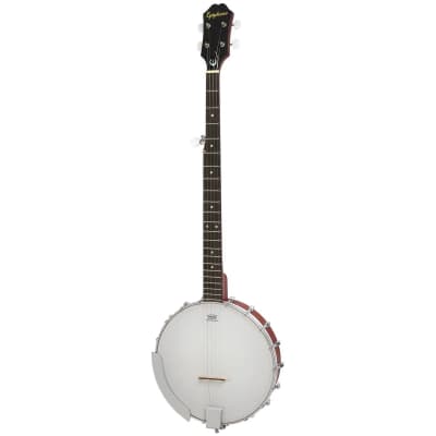 Epiphone MB-200 5 String Banjo Red Mahogany Brown w/ Eagle | Reverb