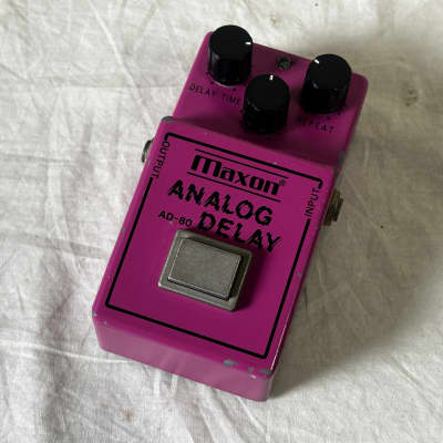 Maxon AD-80 Analog Delay Vintage original pedal Made in Japan MN3005 1980s image 1