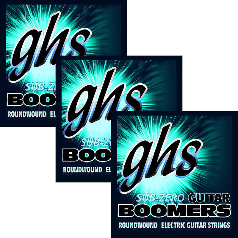 3 Sets Ghs Cr Gbcl Sub Zero Boomers Custom Light Electric Reverb