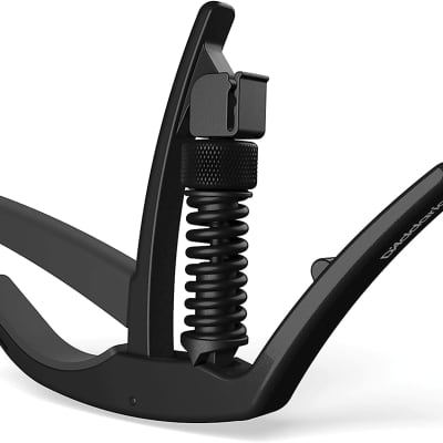 D’Addario PW-CP-10 NS Artist Capo (6-String Electric and Acoustic Guitars) - Black image 1