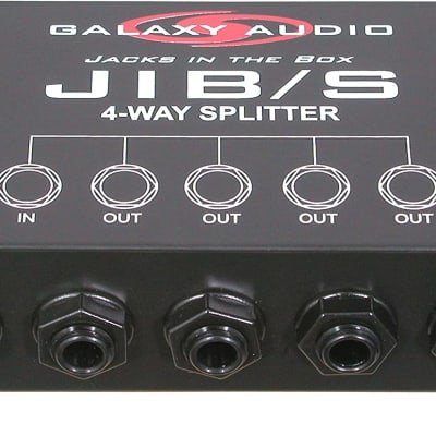Galaxy Audio - JIB/S - 4-Way Balanced TRS 1/4" Splitter for sale