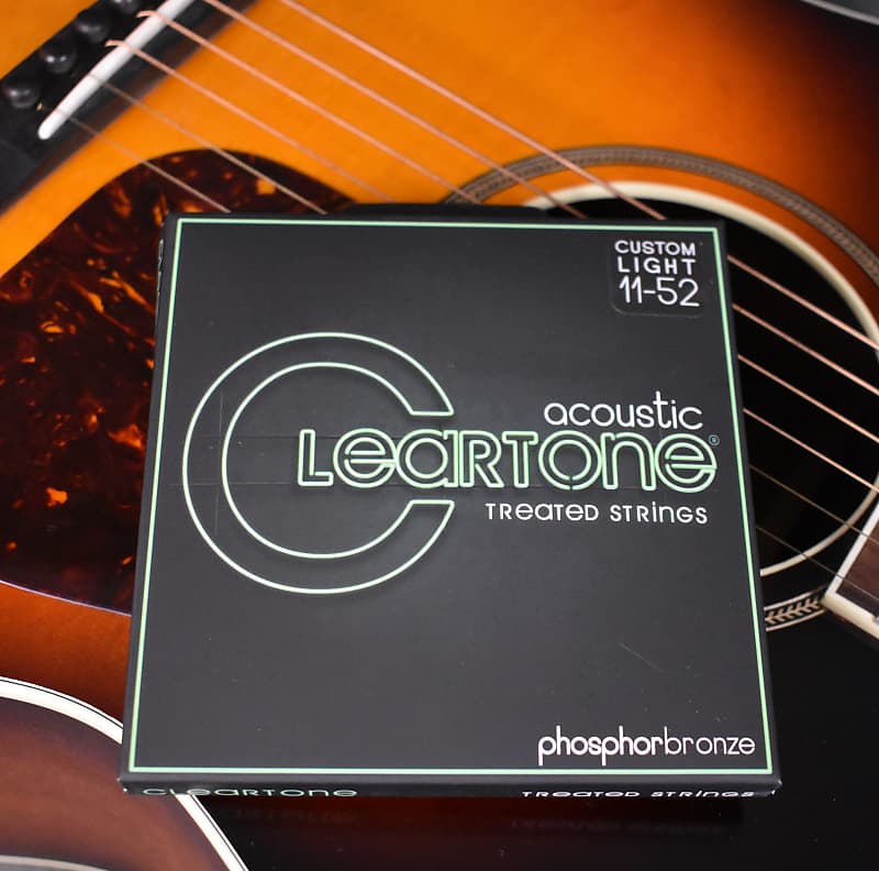 Cleartone Custom Light Treated Phosphor Bronze Acoustic Strings .011-.052 image 1