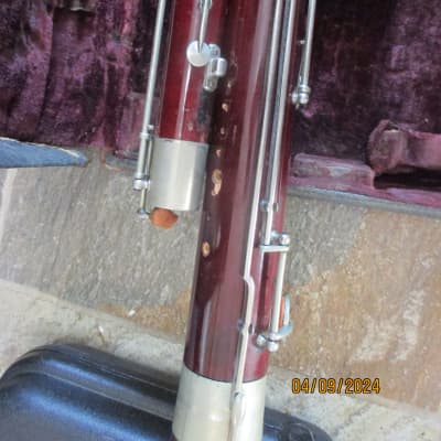 Conn brand Wood Bassoon with case. with case image 3