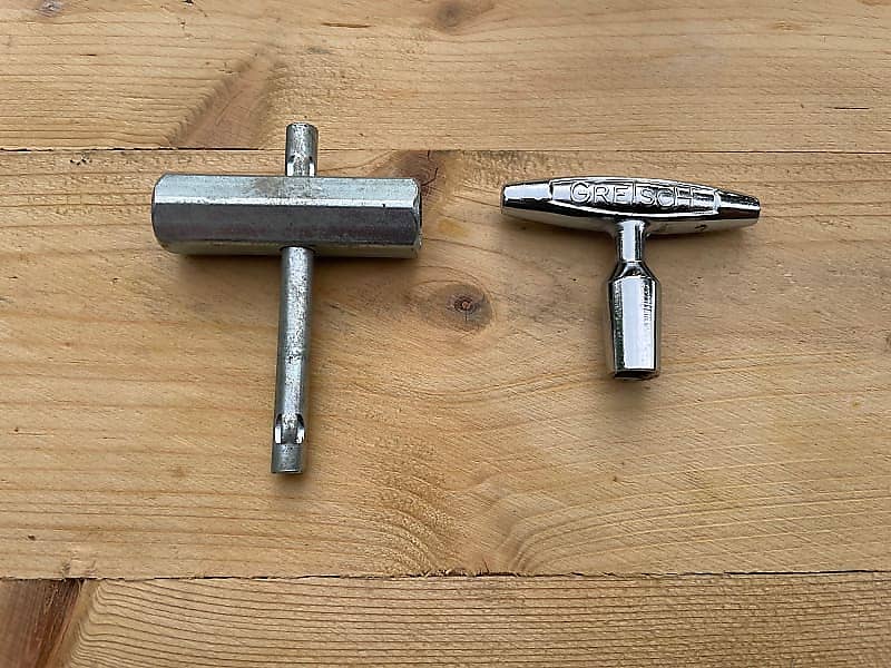 Vintage 1960s Gretsch Drum Tuning Key & Rail Consolette Hex Wrench image 1