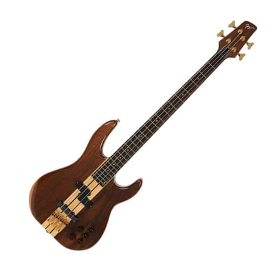 Wildwood WD-FB4 4 String Electric Jazz Precision PJ Bass Maple Top Natural Alder Active Passive for sale