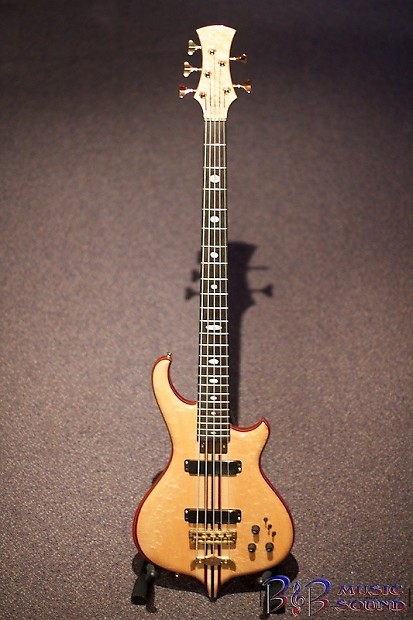 Alembic BKPOINTCUS5 Natural 36" Scale Balance K Point Custom 5 String Bass image 1