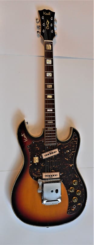 KENT (Kawai/Teisco) Model 740 Guitar 1967 Vintage Sunburst