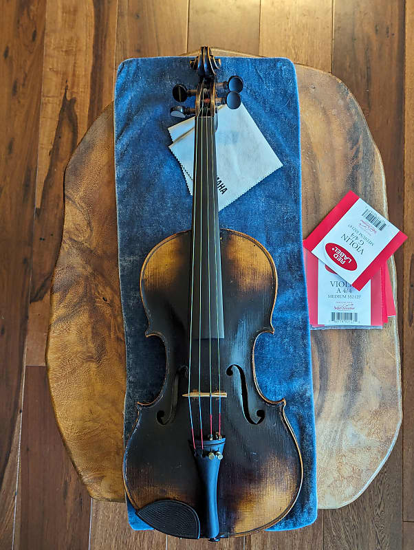 Revived Antique German Stainer Copy Trade Fiddle Outfit | Reverb