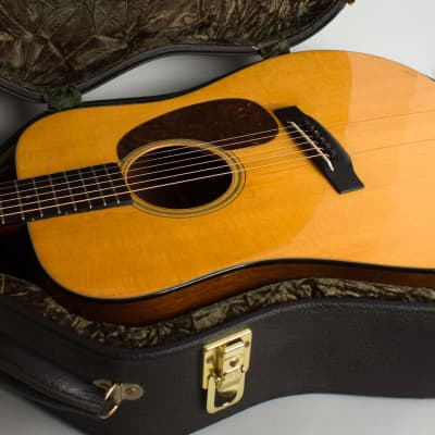 C. F. Martin  D-18 Flat Top Acoustic Guitar (1937), ser. #68147, black tolex hard shell case. image 12
