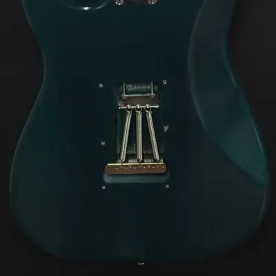 Custom Fender USA Stratocaster Dream Machine Inspired Teal Green Nitro Birdseye Maple DiMarzio HS-2 Pups Light Relic image 8
