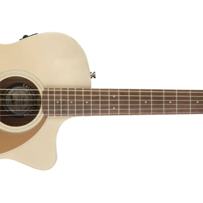 Fender Newporter Player Acoustic Electric Guitar - Champagne Gold image 2