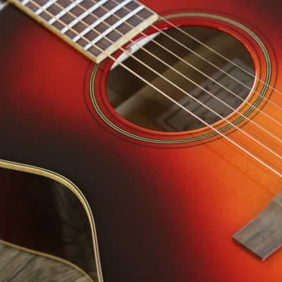 MINTY! Bedell WF-0-AD/MP Wildfire Orchestra Adirondack & Maple Fire Burst Gloss + OHSC image 11