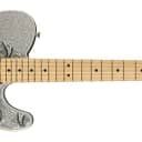 Fender Brad Paisley Road Worn Telecaster Electric Guitar - Maple Fingerboard - Silver Sparkle