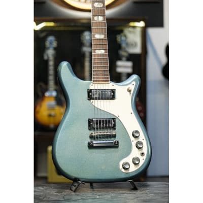 1965 Epiphone Crestwood Custom refin pacific blue for sale