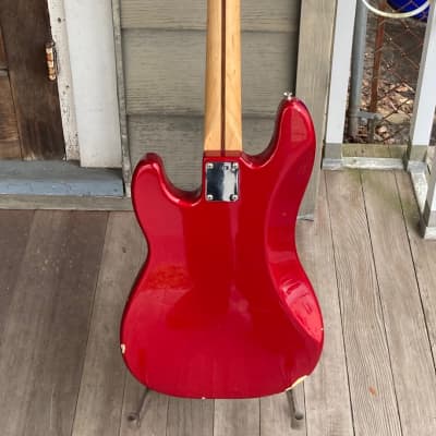 2003 Fender Deluxe Precision Bass Special  - Candy Apple Red PJ style image 3