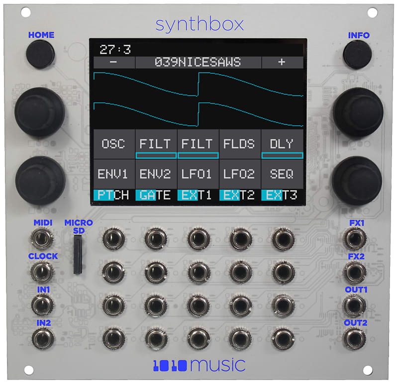 1010 Music SynthBox Eurorack Synth Voice Module image 1