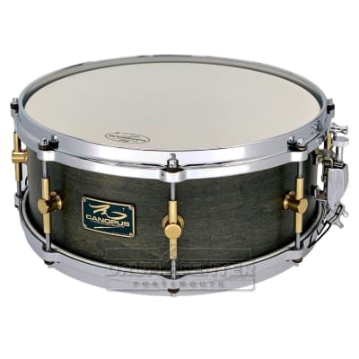 Canopus 'The Maple' 10ply Snare Drum 14x5.5 Black Olive | Reverb UK