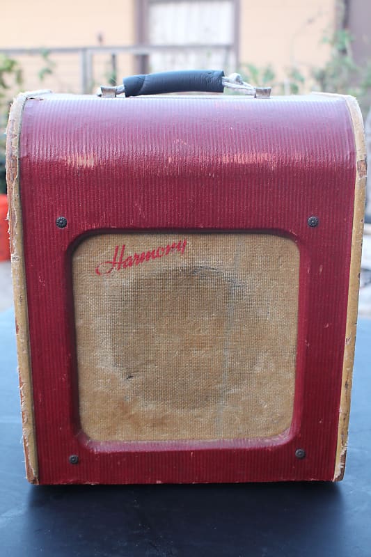 Vintage 1950s Harmony H191 Tube Guitar Amplifier 6-8 Watt 6V6 | Reverb