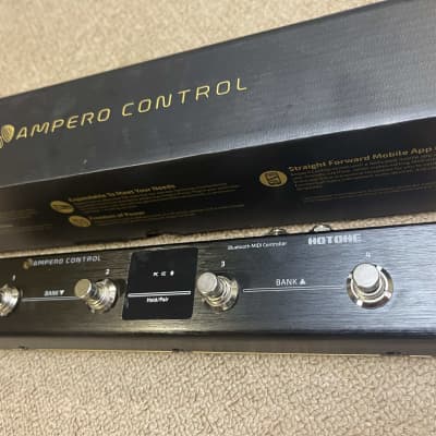 Hotone Ampero Control 4-Button Bluetooth MIDI Controller 2021 - Present - Black image 2