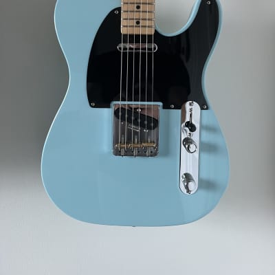 Fender Vintera '50s Telecaster, Daphne Blue VMOD pickups, S1, Narrow Tall Frets image 11