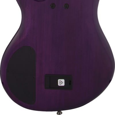 Jackson JS Series Spectra Bass JS3QV 5-String Bass, Quilted Maple, Purple Phaze image 3