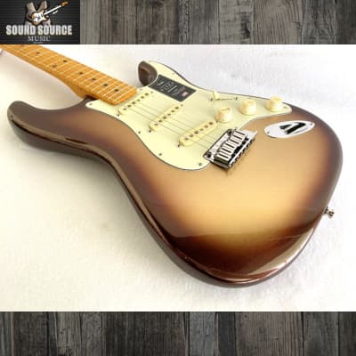 Fender American Ultra Stratocaster SSS, 8.0 lbs. 2022 Mocha Burst image 6