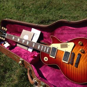 BRAND NEW 2015 TRUE HISTORIC Gibson Les Paul 1959 Custom Shop Guitar in Cherry Sunburst R9 59 image 14
