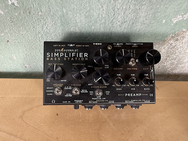 ベース DSM&HUMBOLDT SIMPLIFIER BASS STATION DSM Humboldt Simplifier Bass Station Preamp | zZounds